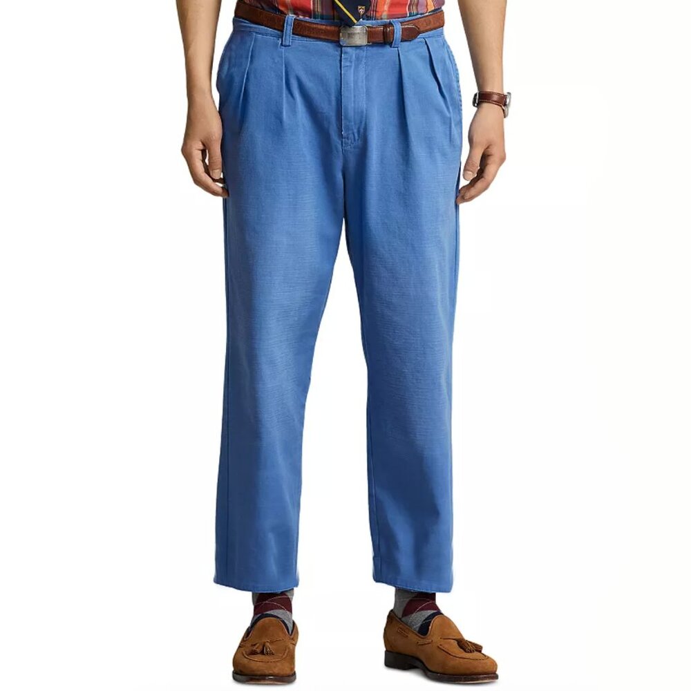 Vintage Polo Ralph Lauren Classic Pleated Chino Jeans - Picture 2 of 10